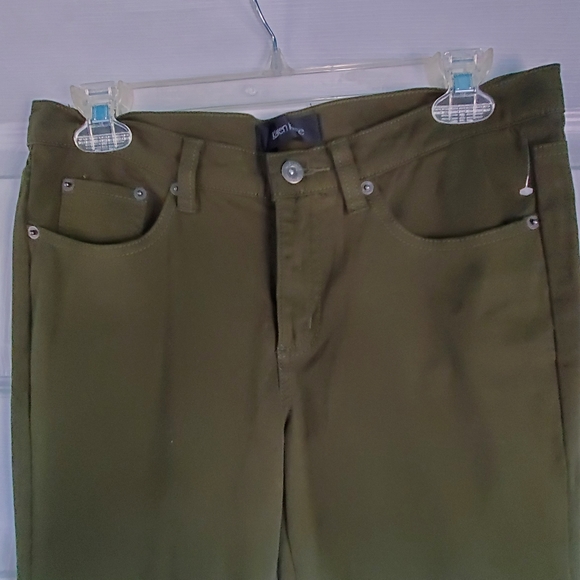 Karen Kane Green Capri Cropped Pants Ankle Zip Size 6 NWOT - Picture 4 of 13